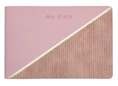 Датований щоденник 2023 Leo Planner А6 мягк. Velvet 252360 рожевий