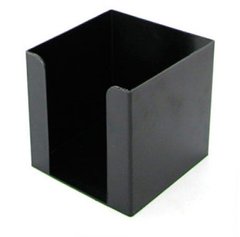 Підставка для куба-паперу пластик 90*90*90мм ECONOMIX чорна E32601-01