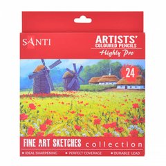 Набор художественных карандашей Santi Highly Pro 24шт 742391