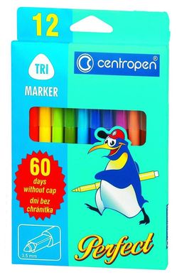 Фломастеры 12цв. CENTROPEN 2510/12 Perfect