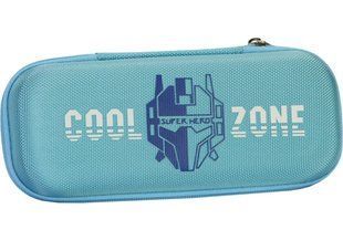 Пенал с тиснением 1 отделение без наполнения Cool For School B-8007-*, Голубой