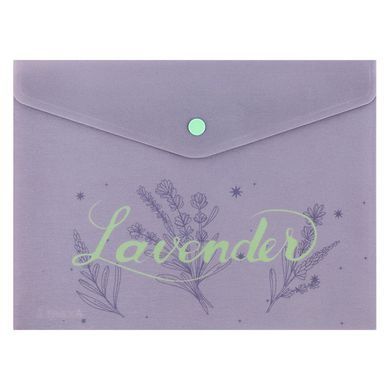Папка А5+ Axent на кнопке Lavender-2 1496-37-A