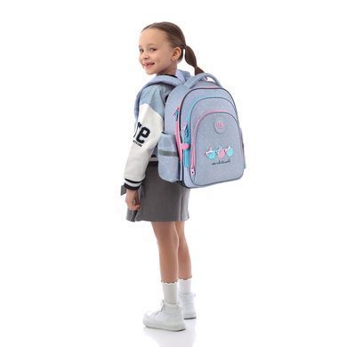 Рюкзак (ранец) школьный каркасный GoPack мод 2606 Education GO26-2606S-1 Cat's Rules 37*28,5*16см