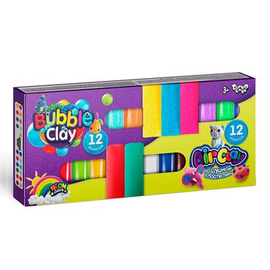 Набор для творчества DankoToys DT ARBB-02-01 пластилин Air Clay + Bubble Clay