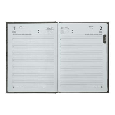 Ежедневник 2025 Buromax A5 Office BM.2164, Зелёный