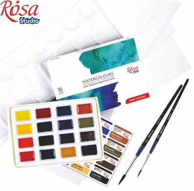 Набір матеріалів Rosa Studio для акварельного живопису 340225