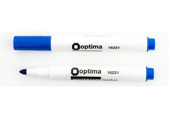Сухозтираємий маркер Optima 2мм O162**, Черный