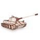 Деревянная сборная механическая 3D модель EVA Eco-Wood-Art TANK LOWE with glue 000044