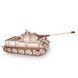 Деревянная сборная механическая 3D модель EVA Eco-Wood-Art TANK LOWE with glue 000044