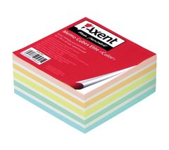 Папір для нотаток 90х90х40мм 420арк Axent Elite Color кольоровий проклеєний 8027