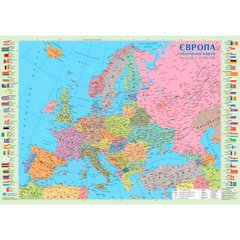 Карта Политическая карта Европы 65*45см А2 ламинация М1:10000000