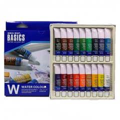 Краски акварельные Basics набор 18цв. по 12мл, EW1812C