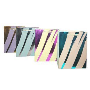 Пакет подарунковий паперовий 26*32*10см ООПТ Stripes C-934-M