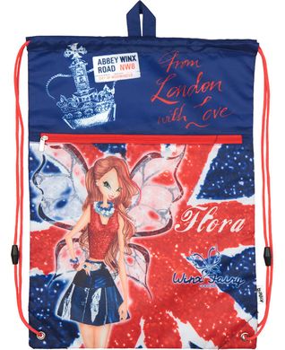 Сумка для взуття KITE мод 601 Winx fairy couture-1 W17-601M-1 з карманом