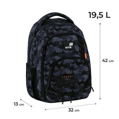 Рюкзак Kite школьный мод 905 Education teens K26-905M-4 Power Inside 42*32*13см