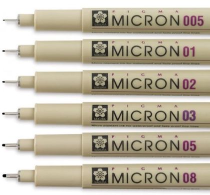 Капілярна ручка PIGMA Micron Лінер Sakura 0,3мм XSDK02#**, Зелений