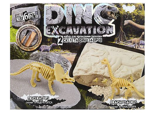 Набір для творчості DankoToys DT DEX-01-03 розкопки Dino Excavation