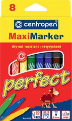 Фломастеры 8цв. CENTROPEN 8610/08 Perfect Maxi