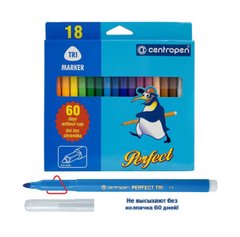 Фломастери 18кол. CENTROPEN 2510/18 Perfect