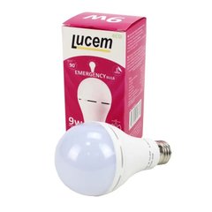 Електрична Лампочка LED Eco Lukem з акумулятором 9Вт для аварійного освітлення LM-EBL9W