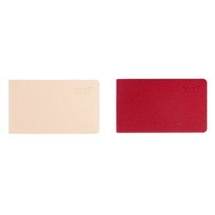 Щотижневик 2027 А6 Leo Planner Binario м'який BI2527**, Бежевий