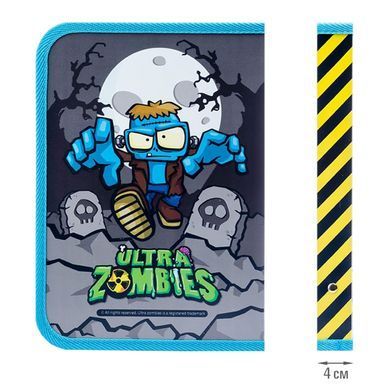 Папка для тетрадей В5 пластик Yes на молнии 491795 Zombie