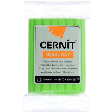 Глина полімерна CERNIT Neon Light 56гр Неон CR-0930056***, бирюзовый неон