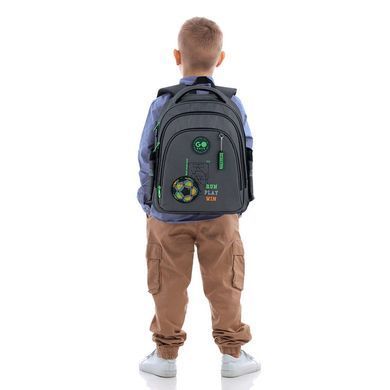 Рюкзак (ранец) школьный каркасный GoPack мод 2606 Education GO26-2606S-4 Run Play Win 37*28,5*16см