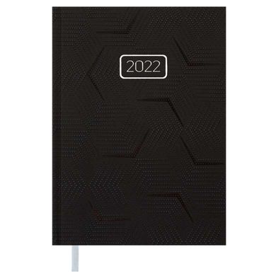 Ежедневник 2022 Buromax A5 Velvet BM.2163, Черный