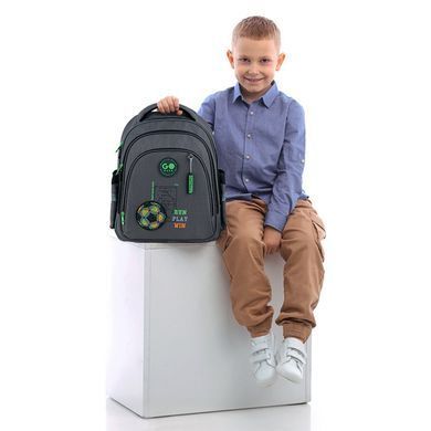 Рюкзак (ранец) школьный каркасный GoPack мод 2606 Education GO26-2606S-4 Run Play Win 37*28,5*16см