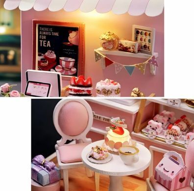 Конструктор Румбокс Кукольный домик Diy House CuteRoom QT-032 Sweet Talk Сладкие разговоры