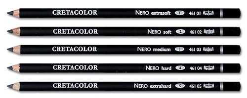 Олівець графітний Cretacolor для малюнку Неро дуже мякий ! ПОШТУЧНО 1/3 ! 46101