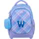 Набір рюкзак+пенал+сумка д/взуття Kite мод 724 Wonder Kite W check SET_WK22-724S-1