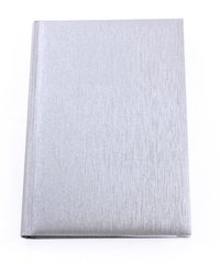 Щоденник А6 ECONOMIX недатований Сатін срібло E21731-16