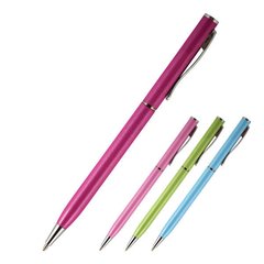 Кулькова ручка Axent Glossy синя, корпус асорті AB1057-А, Фиолетовый