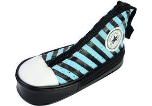 Пенал 2 отделения без наполнения Cool For School Кеды CF6296-*, Голубой
