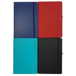 Блокнот А5 80л ЛИДЕР 5803-2 кожзам на резинках Notes