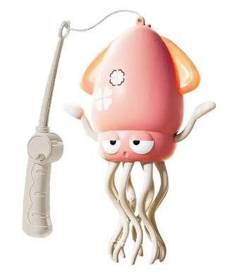 Игрушка Танцующий осьминог кальмар Squid, музыкальная, интерактивная, на аккумуляторе