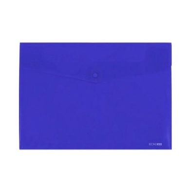 Папка-конверт А5 з кнопкою ECONOMIX 31316, Синий