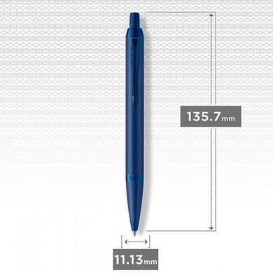 Кулькова ручка Parker 28132_T001y IM 17 Professionals Monochrome Blue Тризуб