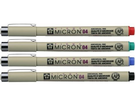 Лінер Pigma Micron (0.4), 0,4мм, Чорний, Sakura