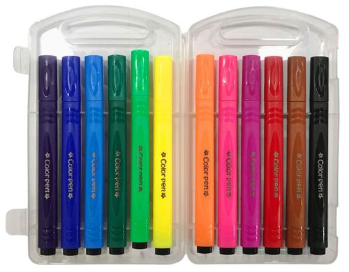 Фломастери 12кол. Color Pen тригранні 968-12