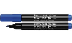 Маркер перманентный SCHNEIDER Maxx 160 1-3мм синий S116003