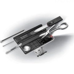 Victorinox Swisscard Lite 82 мм 13 предметов черный прозр. + ножн. + Led + отвертка + ручка Vx07333.T3
