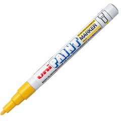 Перманентний маркер масляний UNI PAINT 0,8-1,2мм PX-21.Yellow
