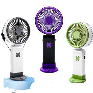 Вентилятор ручний Handheld Fan складний (аккум, USB) 18см асорті 1848/1851/962