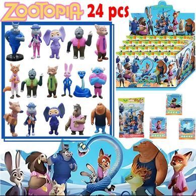 Игрушка фигурка-брелок Zootopia 6см Зверополис 2 сезон, упаковка - сюрприз 899421
