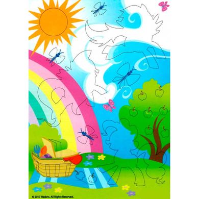 Набір для творчості РОСМЕН/Перо аплікація об'емна My Little Pony, Пікнік на галявині 710968