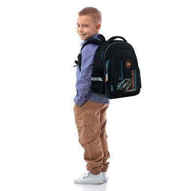 Рюкзак (ранец) школьный каркасный GoPack мод 2606 Education GO26-2606S-6 Speed Zone 37*28,5*16см