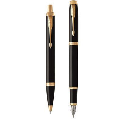 Ручки набір Parker 22082b24 IM Black GT 2 ручки